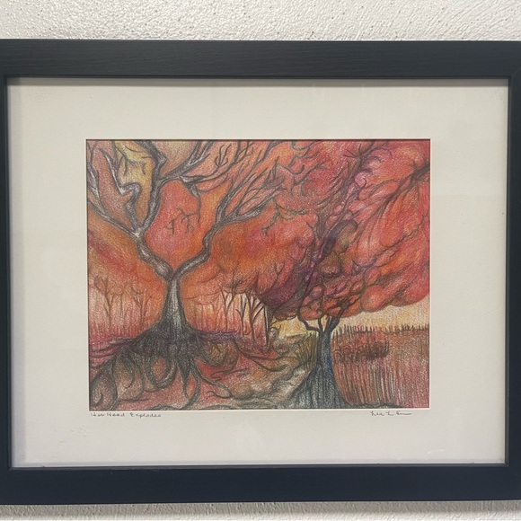 Other - Her Head Explodes framed print